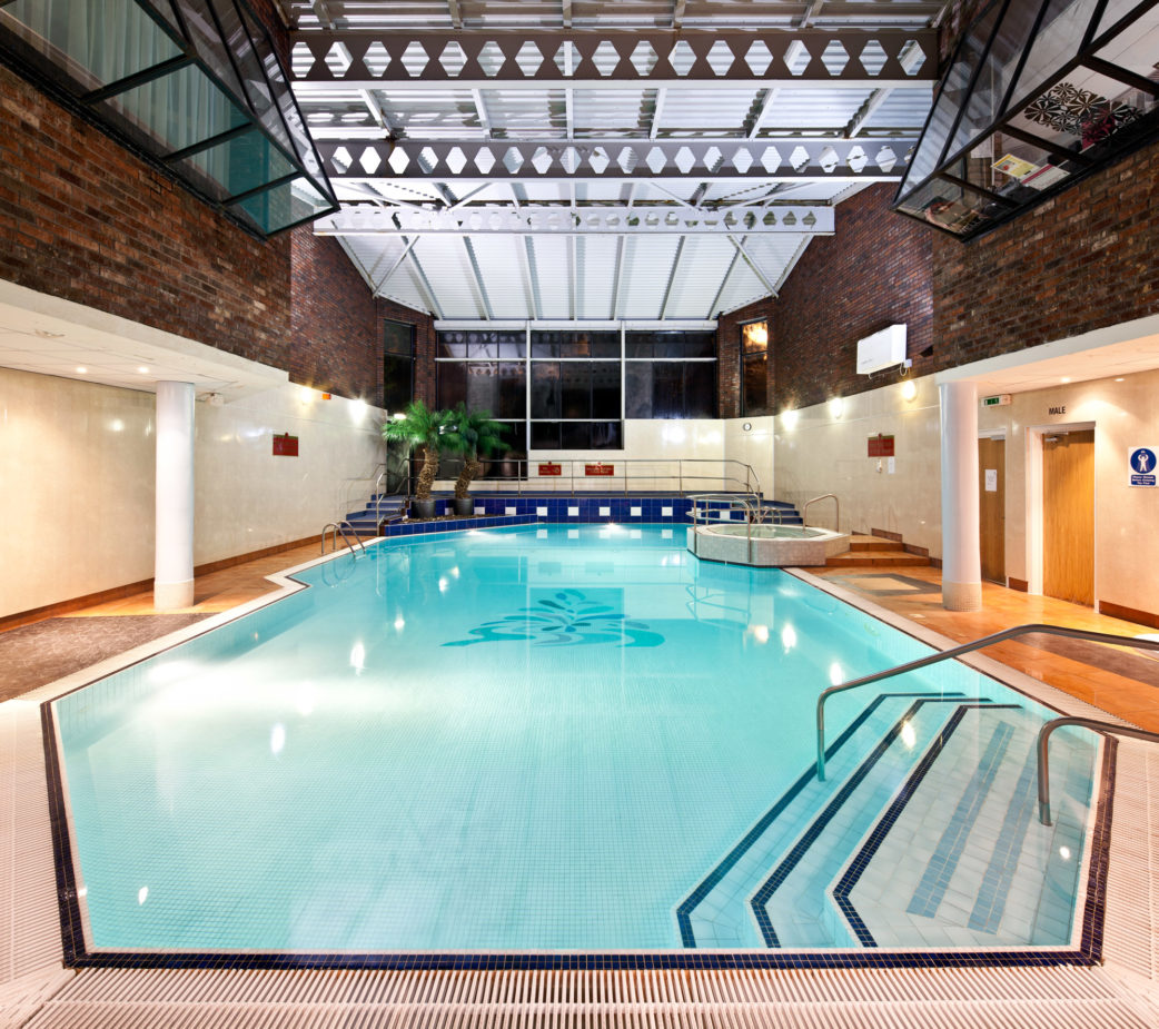Swimming pool in the Feel Good Health Club at Mercure Bolton Georgian House Hotel