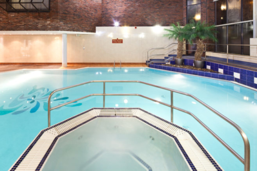 Swimming pool in the Feel Good Health Club at Mercure Bolton Georgian House Hotel